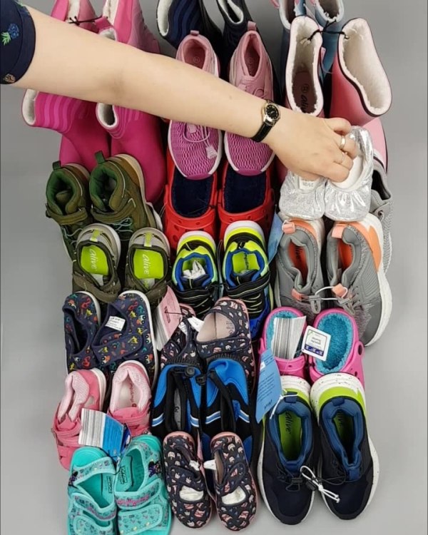 Фотография  524 - Обувь ALDI дети лето#10 кг, ЛОТ №4453 оптом в Кызыле и республике Тыва