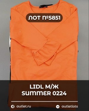 Купить LIDL Summer м/ж 022024#14 кг, ЛОТ №5851 оптом в Кызыле и республике Тыва