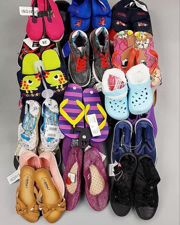 Фотография  709 - Обувь детская СТОК Summer#7,85 кг, ЛОТ №6196 оптом в Кызыле и республике Тыва