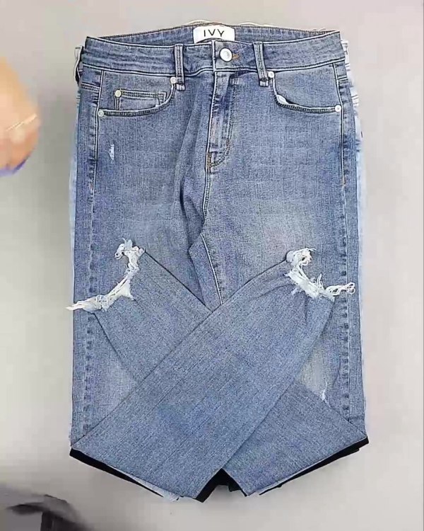 Фотография  978 - Джинсы женские Дания#10 кг, ЛОТ №6764 оптом в Кызыле и республике Тыва