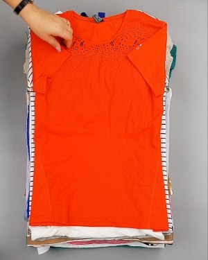 Фотография  757 - Cream Футболки поло женские#25 кг оптом в Кызыле и республике Тыва