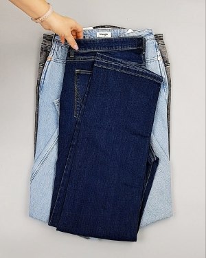 Фотография  518 - Джинсы WRANGLER м/ж#8,1 кг, ЛОТ №7011 оптом в Кызыле и республике Тыва