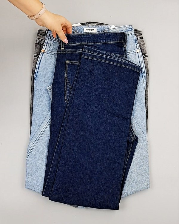 Фотография  174 - Джинсы WRANGLER м/ж#8,1 кг, ЛОТ №7011 оптом в Кызыле и республике Тыва