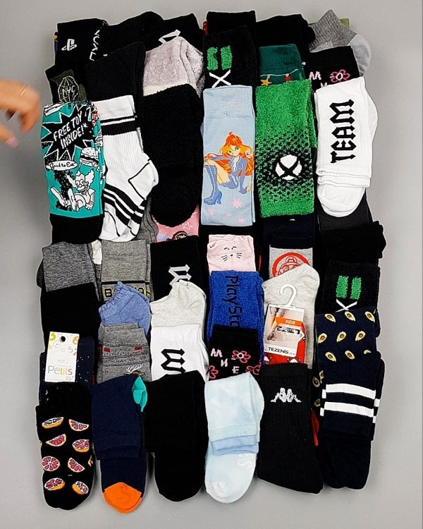 Фотография  571 - Носки дети СТОК зима#5 кг, ЛОТ №6988 оптом в Кызыле и республике Тыва