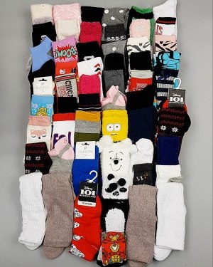 Купить Носки дети СТОК зима#5 кг, ЛОТ №6986 оптом в Кызыле и республике Тыва