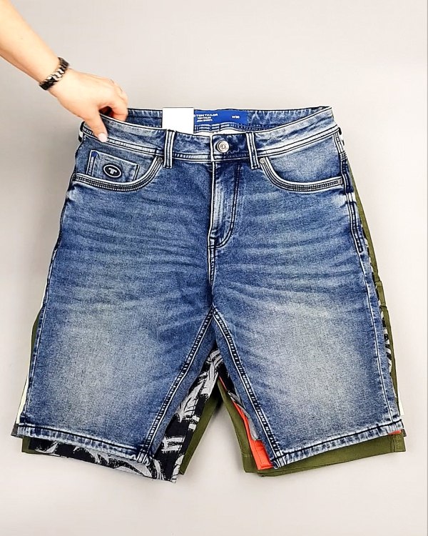 Фотография  879 - Шорты мужские TOM TAILOR 124#3,75 кг, ЛОТ №7602 оптом в Кызыле и республике Тыва