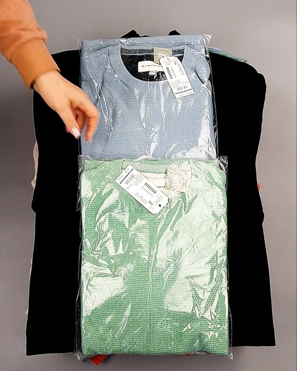 Фотография  260 - Джемпера легкие мужские TOM TAILOR 124#8,7 кг, ЛОТ №7606 оптом в Кызыле и республике Тыва