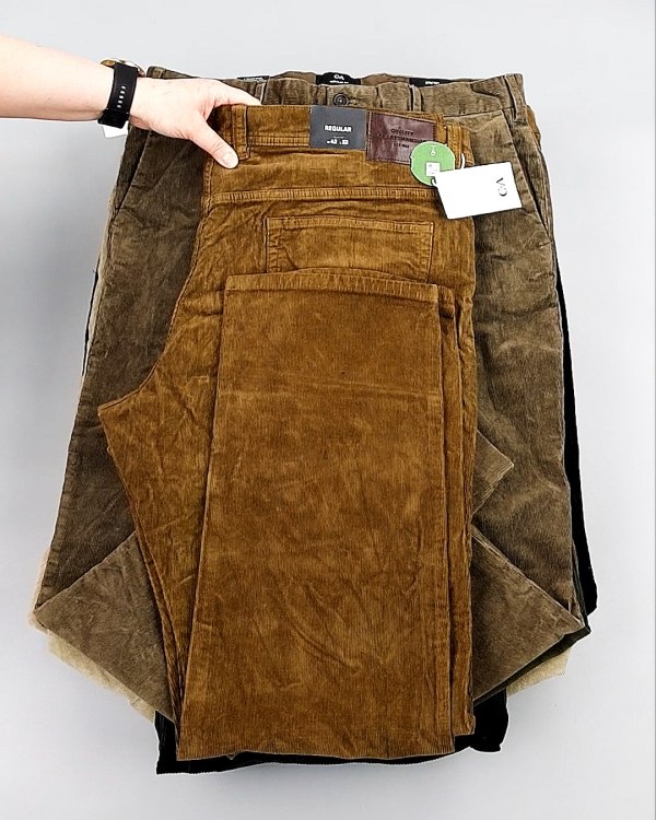 Фотография  273 - Брюки вельветовые м/ж C&A 025#10 кг, ЛОТ №8031 оптом в Кызыле и республике Тыва