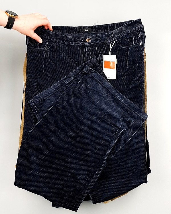 Фотография  806 - Брюки вельветовые м/ж C&A 025#10 кг, ЛОТ №7902 оптом в Кызыле и республике Тыва