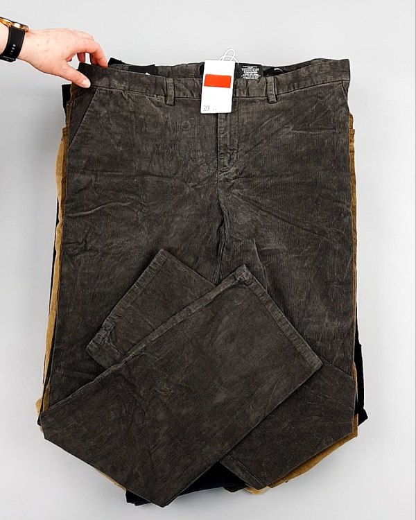 Фотография  502 - Брюки вельветовые м/ж C&A 025#10 кг, ЛОТ №7902 оптом в Кызыле и республике Тыва
