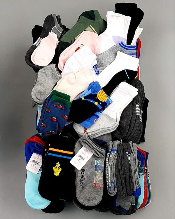 Фотография  854 - Носки дети лето CAN 084#5 кг, ЛОТ №8000 оптом в Кызыле и республике Тыва