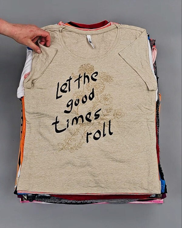 Фотография  356 - Футболки м/ж Cr+Ex#8 кг, ЛОТ № ВК0100 оптом в Кызыле и республике Тыва