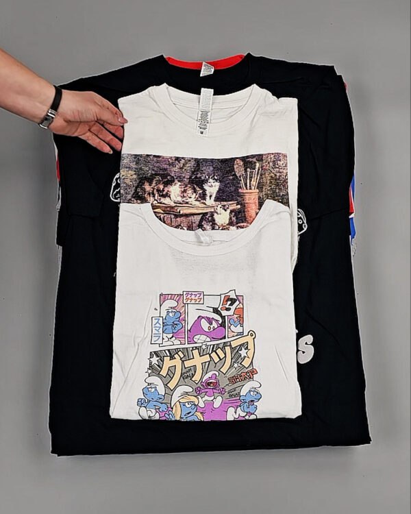 Фотография  327 - Футболки м/ж (Printed T-Shirts New)#5 кг, ЛОТ №8511 оптом в Кызыле и республике Тыва