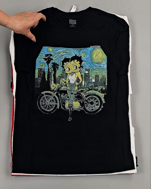 Фотография  661 - Футболки м/ж (Printed T-Shirts New)#5 кг, ЛОТ №8913 оптом в Кызыле и республике Тыва