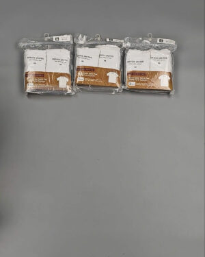 Фотография  287 - Футболка белая муж Корея 085#5 кг оптом в Кызыле и республике Тыва