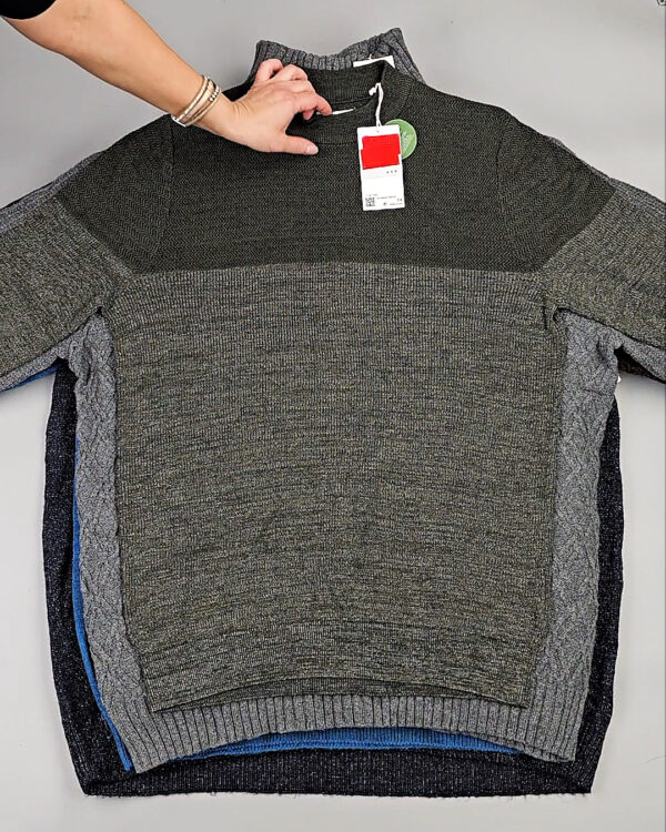 Фотография  613 - Джемпера мужские C&A 025#7 кг, ЛОТ СТ-10003 оптом в Кызыле и республике Тыва